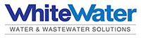 WhiteWater logo representing the facility management division of commercial construction company R.H. White Construction in Auburn, MA